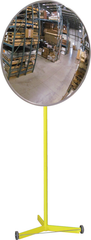 26" Convex Mirror With Portable Stand - Industrial Tool & Supply