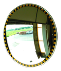 30" Outdoor Convex Mirror Safety Border - Industrial Tool & Supply