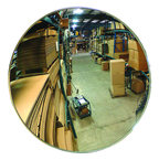 12" Indoor Convex Mirror Polycarbonate Back - Industrial Tool & Supply