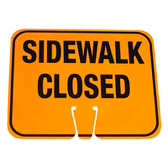 Cone Sign Sidewalk Closed - Industrial Tool & Supply