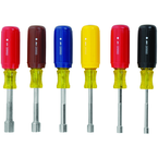 STANLEY® 7 Piece Vinyl Grip Metric Nut Driver Set - Industrial Tool & Supply