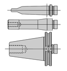 4MT x 7/8-20 Thread Tapping Attachment Shank - Industrial Tool & Supply