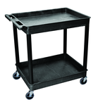 Utility Cart 2 Tub Shelves - 32" x 24" x 37-1/4" - Industrial Tool & Supply