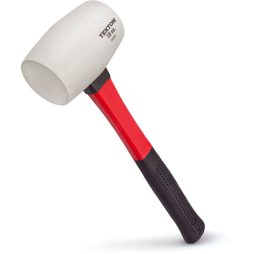 Tekton 16 Oz. White Rubber Mallet Fiberglass Handle - Industrial Tool & Supply