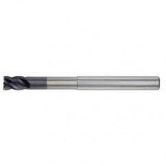 1/2x1/2x5/8x2-1/4x4 .120R 4FL Carbide End Mill-Weldon Shank-TiAlN - Industrial Tool & Supply