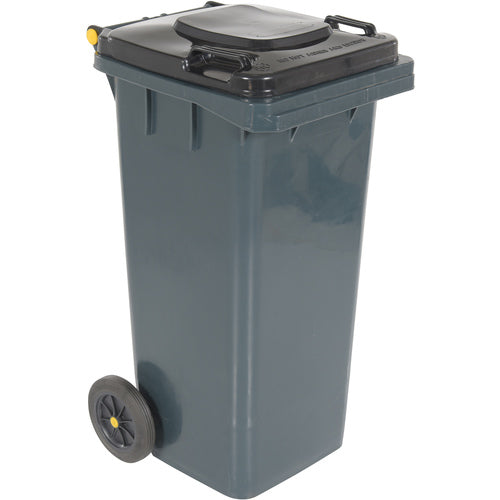 Gray Poly Trash Can 32 Gal Capacity - Exact Industrial Supply
