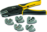 TITAN 7 Pc. Ratcheting Terminal Crimping Set - Industrial Tool & Supply