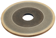 4 x 1/4 x 1-1/4" - 220 Grit - 100 Concentration - Type 1A1 Diamond Straight Wheel - Industrial Tool & Supply