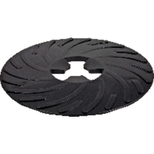 3M Disc Pad Face Plate Ribbed 81733 5″ Hard Black - Industrial Tool & Supply