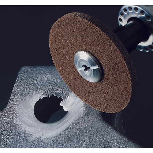 Scotch-Brite EXL Unitized Wheel XL-UW 2A Medium 3″ × 1/4″ × 3/8″ - Industrial Tool & Supply