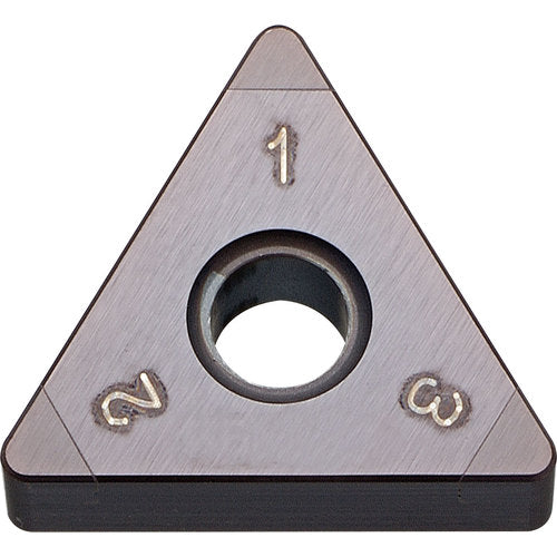 TNGA 332 MEP KBN05M, 1/32″ Corner Radius, 3/16″ Thick, 3/8″ Inscribed Circle, MEGACOAT, Triangle, Turning Indexable Insert