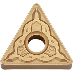 TNMG 331 PQ PV730, 1/64″ Corner Radius, 3/16″ Thick, 3/8″ Inscribed Circle, TiAlN/TiN, 60 Degree Triangle, Turning Indexable Insert