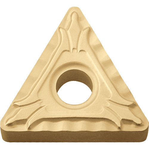 TNMG 332 XP CCX, 1/32″ Corner Radius, 3/16″ Thick, 3/8″ Inscribed Circle,  TiCl2O3/Tin, 60 Degree Triangle, Turning Indexable Insert