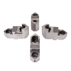 Hard Top Jaws for Scroll Chuck 5" 4-Jaw 4 Pc Set - Industrial Tool & Supply