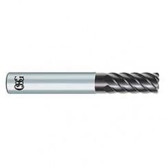 10mm x 10mm x 22mm x 70mm 6Fl 1mm C/R Carbide End Mill - EXO - Industrial Tool & Supply