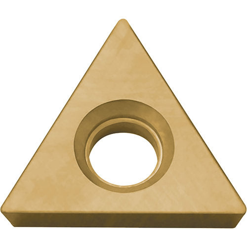 TPGB 2205 PV730, 0.008″ Corner Radius, 1/8″ Thick, 1/4″ Inscribed Circle, TiAlN/TiN, 60 Degree Triangle, Turning Indexable Insert