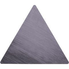 TPG 221 PV7005, 1/64″ Corner Radius, 1/8″ Thick, 1/4″ Inscribed Circle, TiC/TiN (MEGACOAT), 60 Degree Triangle, Turning Indexable Insert