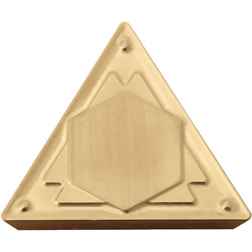 TPMR 321 HQ CA025P, 1/64″ Corner Radius, 1/8″ Thick, 3/8″ Inscribed Circle, TiCl2O3/TiN, 60 Degree Triangle, Turning Indexable Insert
