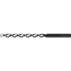 ‎3.7mm Dia. × 112mm OAL 12xD HSS Deep Hole Drill A1522-3.7