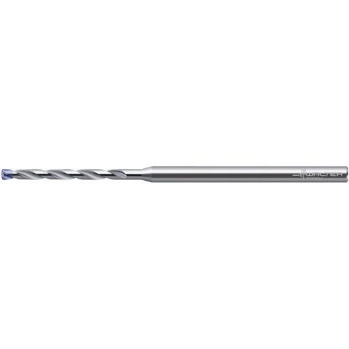 ‎2.5 mm Dia. × 3 mm Shank × 29 mm Flute Length × 67 mm OAL, 140°, 2xD Flute, Coolant Thru, DIN 6535 HA, Round Solid Carbide Drill A6489AMP-2.5 - Exact Industrial Supply