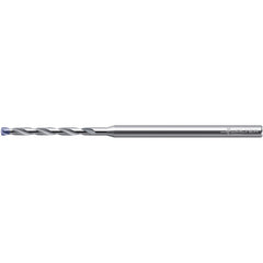‎2.5 mm Dia. × 3 mm Shank × 29 mm Flute Length × 67 mm OAL, 140°, 2xD Flute, Coolant Thru, DIN 6535 HA, Round Solid Carbide Drill A6489AMP-2.5 - Exact Industrial Supply