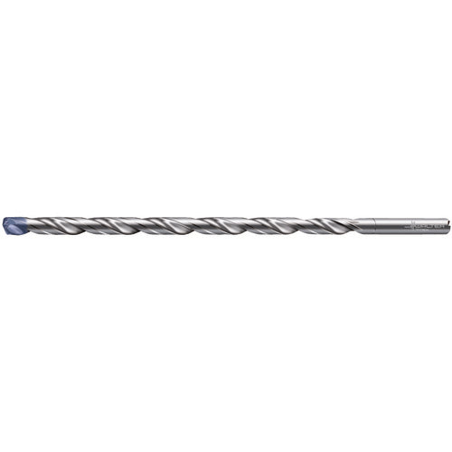 ‎4.5 mm Dia. × 6 mm Shank × 100 mm Flute Length × 140 mm OAL, 140°, 2xD Flute, Coolant Thru, DIN 6535 HA, Round Solid Carbide Drill A6685TFP-4.5 - Exact Industrial Supply