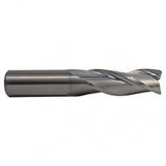 8mm TuffCut GP 3 Fl Std. Lgth. TiN Coated Center Cutting End Mill - Industrial Tool & Supply