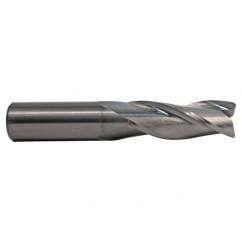 3.5mm TuffCut GP Std. Length 3 FL Center Cutting End Mill ALtima coated - Industrial Tool & Supply