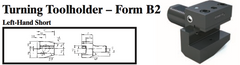 VDI Turning Toolholder - Form B2 (Left-Hand Short) - Part #: CNC86 22.5032 - Industrial Tool & Supply