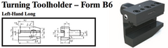 VDI Turning Toolholder - Form B6 (Left-Hand Long) - Part #: CNC86 26.5025 - Industrial Tool & Supply