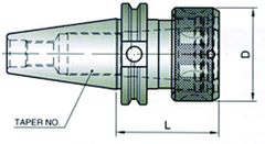 BT40 75 TG COLLET CHUCK STD LENGTH - Industrial Tool & Supply