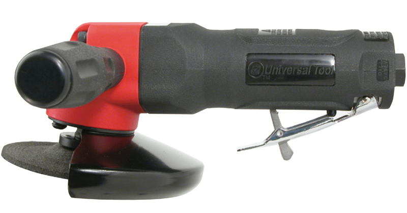 #UT8780 - 4-1/2" Right Angle - Air Powered Grinder - Side Exhaust - Industrial Tool & Supply