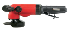 #UT8785-4 - 4" Right Angle - Air Powered Grinder - Side Exhaust - Industrial Tool & Supply