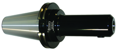3/8 CAT40 Tru Position - Eccentric Bore Side Lock Adapter with a 4-1/2 Gage Length - Industrial Tool & Supply