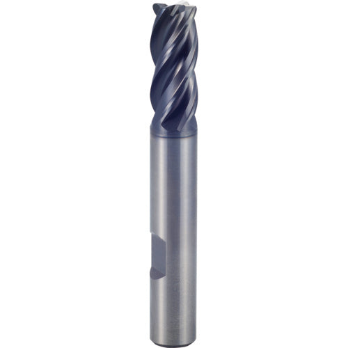18 × 18 × 32 × 92 mm 4 Flute 2mm C/R Carbide End Mill-Flat Shank - Y-Coating - Exact Industrial Supply