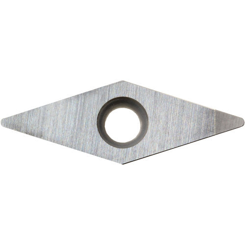VBGW 331 KBN510, 1/64″ Corner Radius, 3/16″ Thick, 3/8″ Inscribed Circle, 35 Degree Diamond, Turning Indexable Insert