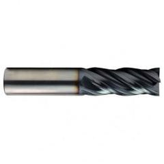 3/8 x 3/8 x 2-1/2 x 4 4Fl  Square Carbide End Mill - TiALN - Industrial Tool & Supply