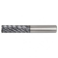 1/2x1/2x1-1/2x3-1/2 .030R 7FL Carbide End Mill-Round Shank-AlTiN - Industrial Tool & Supply
