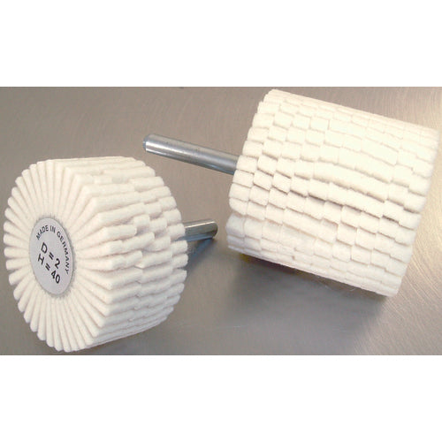 3X1X1/4 MED MTD FELT POL FLAP BRUSH - Industrial Tool & Supply