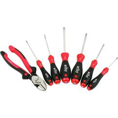 7PC SET PLIERS/SCREWDRIVERS - Industrial Tool & Supply