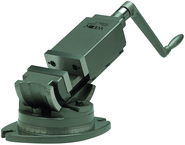 2-Axis Precision Angular Vise 4" Jaw Width, 1-1/2" Jaw Depth - Industrial Tool & Supply