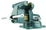 744, 740 Series Mechanics Vise - Swivel Base, 4" Jaw Width, 4-1/2" Jaw Opening, 3-7/8" Throat Depth - Industrial Tool & Supply