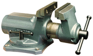 SBV-65, Super-Junior Vise, Swivel Base, 2-1/2" Jaw Width, 2-1/8" Jaw Opening - Industrial Tool & Supply