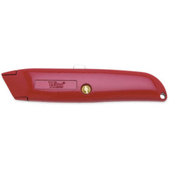 WK8V Retractable Utility Knife, With 3 Blades, Carded - Industrial Tool & Supply