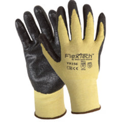FLEXTECH Size M Kevlar Foam Nitrile Palm Glove Y9256M - Industrial Tool & Supply