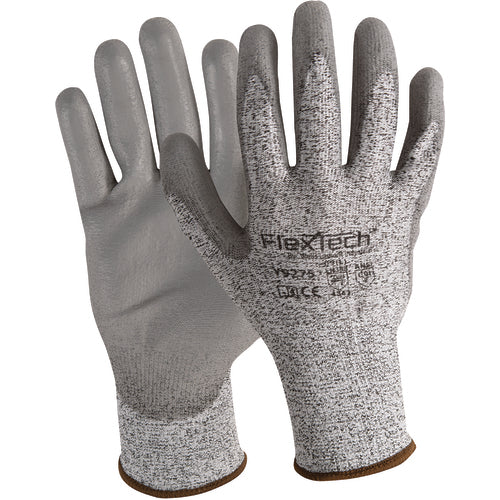 FLEXTECH Size S HPPE PU Palm Coated Y9275S - Industrial Tool & Supply