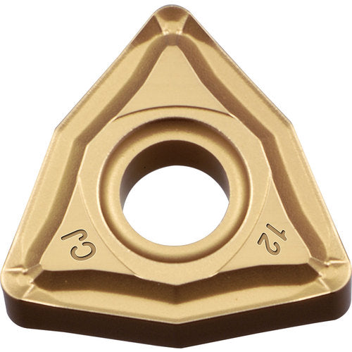 WNMG 432 CJ CA530, 1/32″ Corner Radius, 3/16″ Thick, 1/2″ Inscribed Circle, TiCl2O3/TiN, 80 Degree Trigon, Turning Indexable Insert