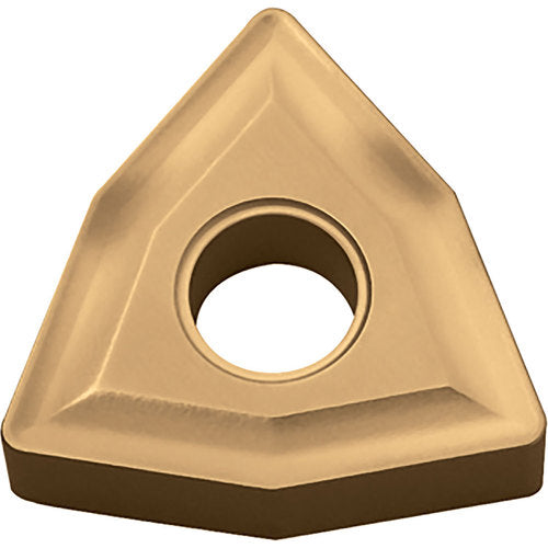WNMG 432 CA025P, 1/32″ Corner Radius, 3/16″ Thick, 1/2″ Inscribed Circle, TiCl2O3/TiN, 80 Degree Trigon, Turning Indexable Insert