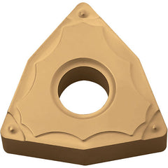 WNMG 431 GP PV730, 1/64″ Corner Radius, 3/16″ Thick, 1/2″ Inscribed Circle, TiAlN/TiN, 80 Degree Trigon, Turning Indexable Insert