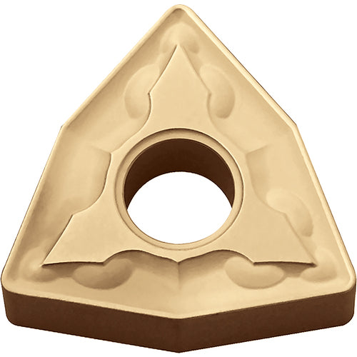 WNMG 431 GS PV720, 1/64″ Corner Radius, 3/16″ Thick, 1/2″ Inscribed Circle, TiCN (MEGACOAT NANO), 80 Degree Trigon, Turning Indexable Insert